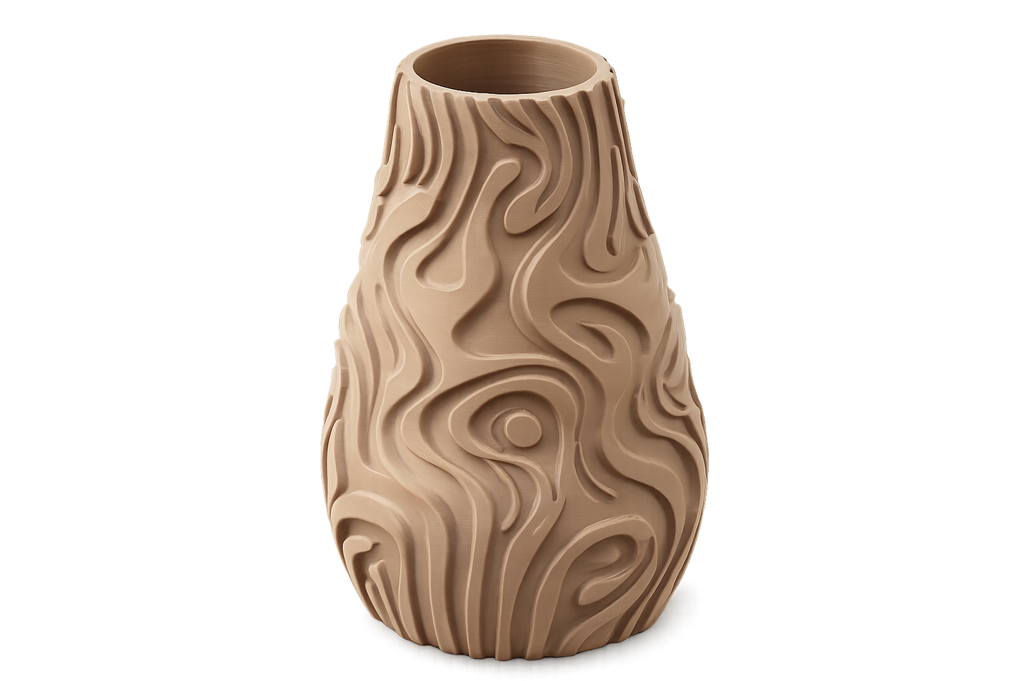 Abstract Curved Texture Design (Impresión 3D)