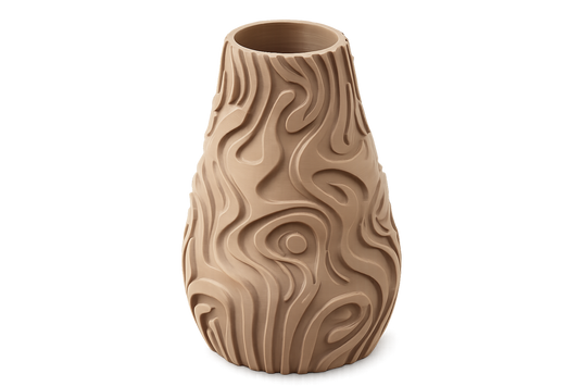 Abstract Curved Texture Design (Impresión 3D)