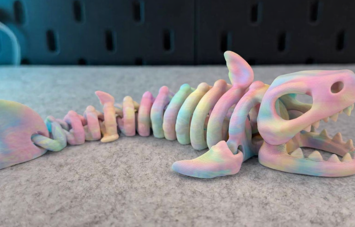 Tiburon articulado (Impresión 3D)