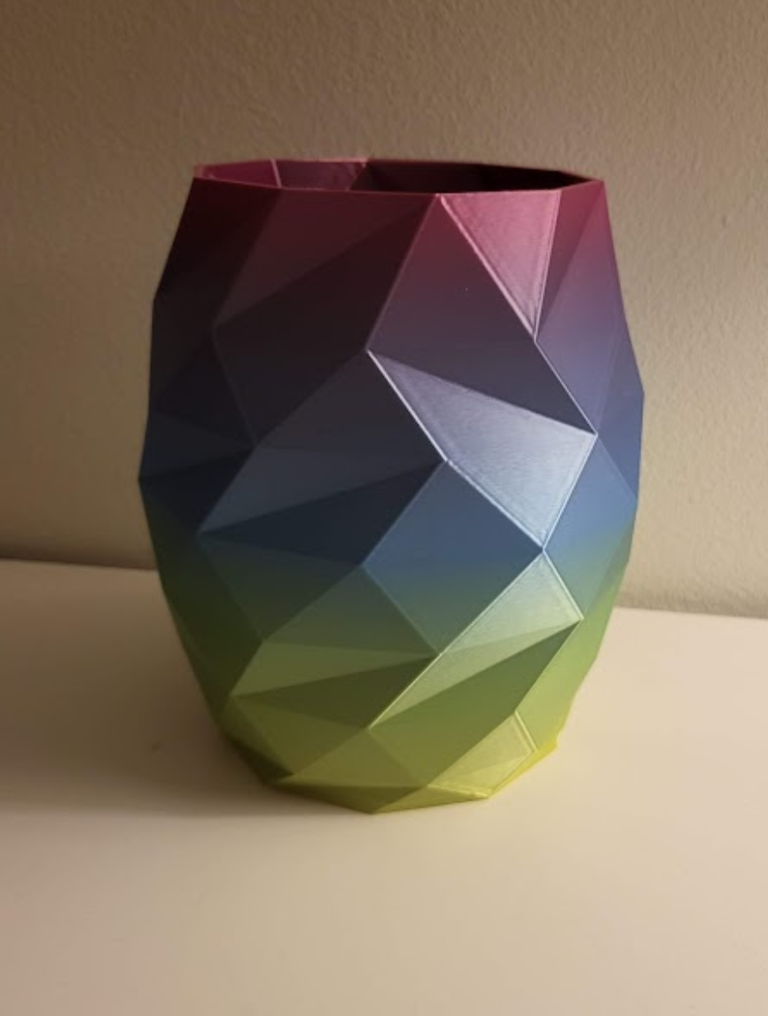 Jarrón Multifaceted Vase (Impresión 3D)