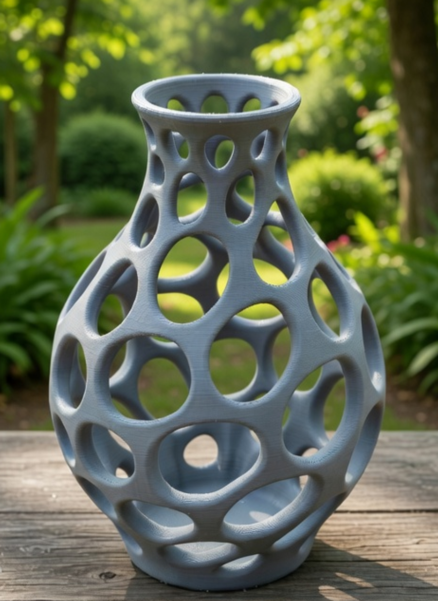 Jarrón Decorativo Voronoi (Impresión 3D)