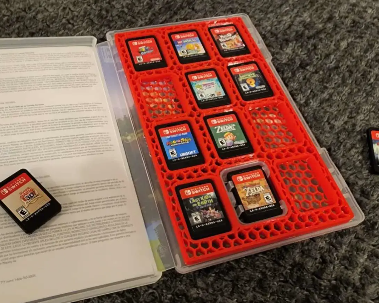 Soporte juegos (Carátula) para Nintendo Switch (Impresión 3D)
