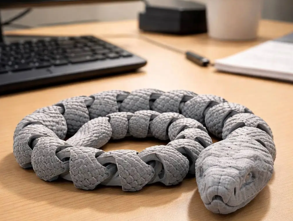 Serpiente articulada (Impresión 3D)