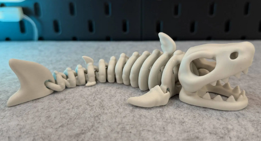 Tiburon articulado (Impresión 3D)