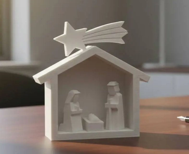 Belén Minimalista (Impresión 3D)