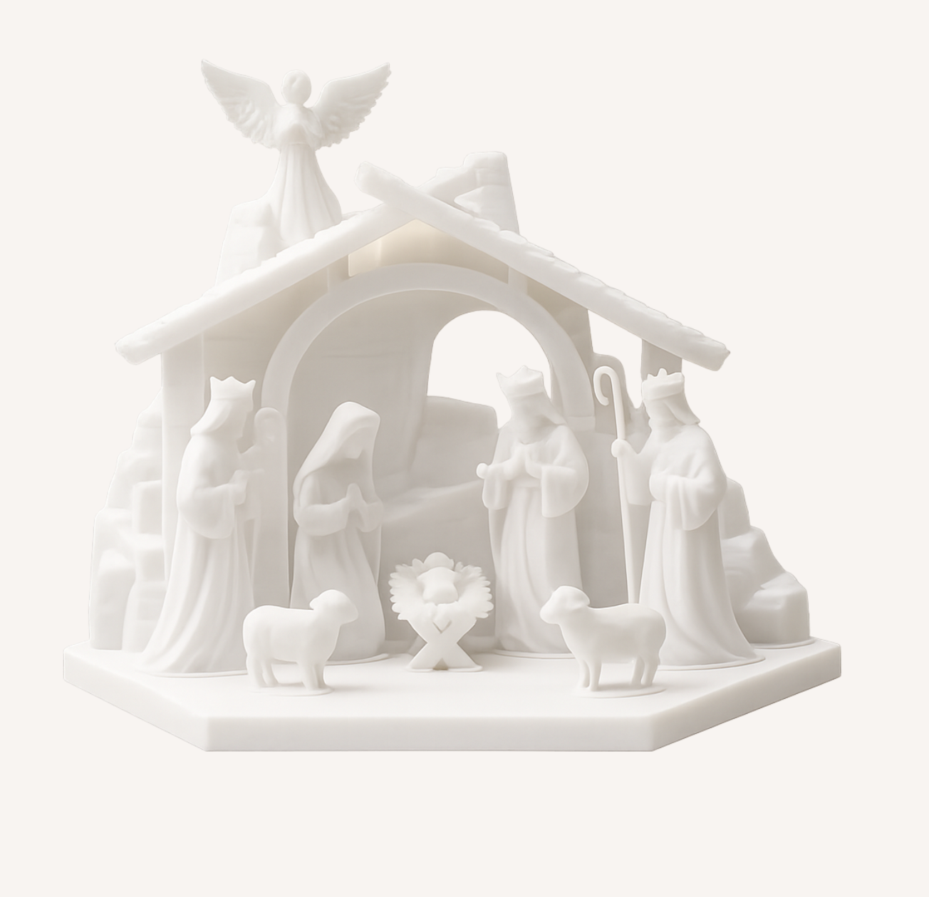 Belén minimalista (Impresión 3D)